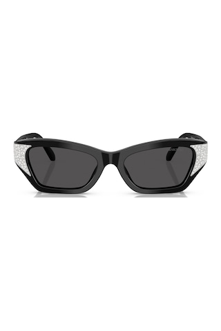 Swarovski Sk6029 100187 50 Kadın Güneş Gözlüğü Siyah