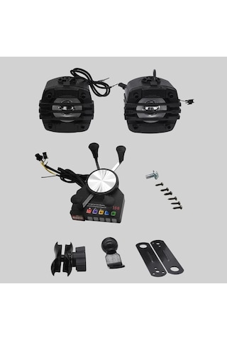 Sones Bluetooth Mp3 Hoparlörlü Motosiklet Cep Telefonu Şarj Standı Yl-056