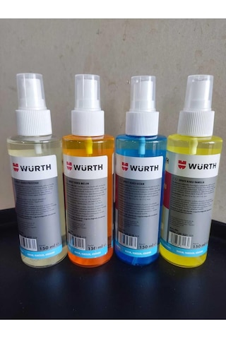 Würth Ocean+melon+prestige+vanılla Araç Oto Araba Kokusu 150ml X 4 Adet Diğer