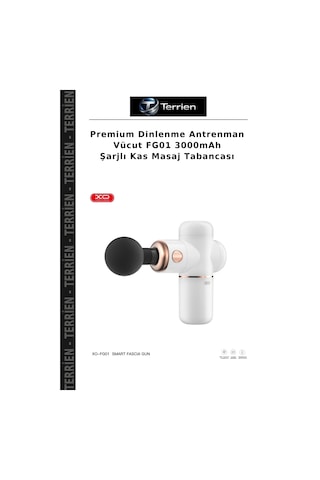 Premium Dinlenme Antrenman Vücut Fg01 3000mah Şarjlı Kas Masaj Tabancası Çok Renkli