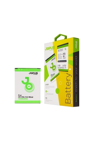 Jopus I9190 Galaxy S4 Mini İle Uyumlu Jbt-01 Batarya