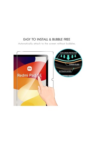 Xiaomi Redmi Pad Se 11inç Nano Kırılmaz Ekran Koruyucu Kırılmaz Şeffaf Cam Koruyucu Tam Uyumlu