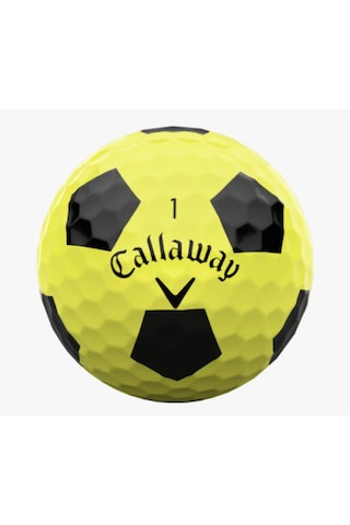 Callaway Erc Yumuşak Golf Topu Sarı Siyah - 3'lü Karışık