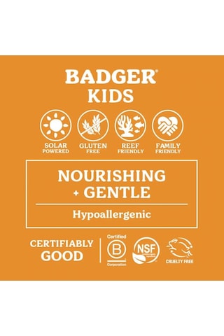 Badger Clear Zinc Çocuk Güneş Kremi SPF40 (Kolay Sürülüm) 87 mL