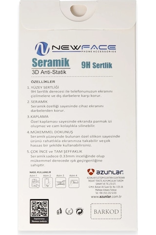Newface Samsung Galaxy Uyumlu S23 3d Antistatik Seramik Nano Semeglbl - 82 Ekran Koruyucu