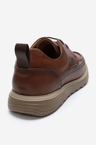 Dericlub Erkek Kalın Taban Comfort Casual Ayakkabı Gerçek Deri Cr 2896 Taba