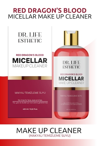Dr. Life Esthetic Red Dragon S Blood Micellar Makyaj Temizleme Suyu 400 ML