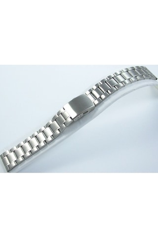 Çelik Saat Kordonu Yandan Kilitli Spor Metal Saat Kordonu 24Mm (529290194)