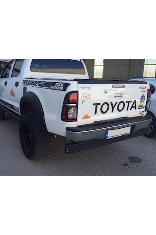 Ducki Toyota Uyumlu Hilux Vigo 2012-2015 Stop Çerçevesi Siyah