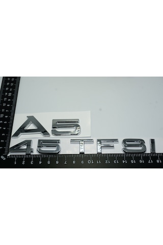 Audi A5 45 TFSi Krom ABS 3M 3D Bagaj Yazı Logo Ürün