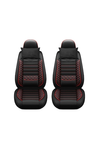 Oto Koltuk Boyun Yastığı 2 Adet Logosuz Siyah Ortopedik Yastık