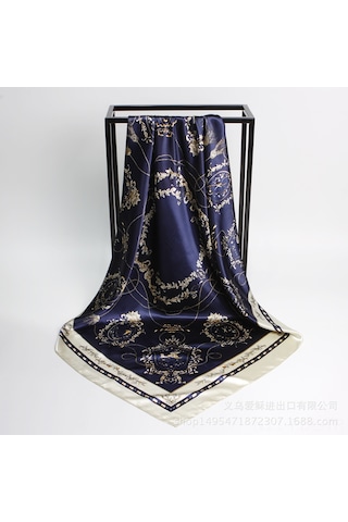 Padalink Kadınlar İçin Yeni Desenli Kaju Desenli Simülasyon İpek Büyük Şal, Dokuma Etekli, Atkı/oturma Kullanıma Uygun, 90cm, Kırmızı Kenar, Perakende/toplu Satış F90sd22080207-1 Kırmızı