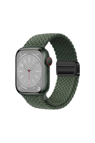 Apple Watch Uyumlu Hasır Kordon Örgü Tasarımlı, Ayarlanabilir Hafif Ve Konforlu Hasır Akıllı Saat Kayış
