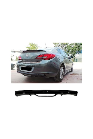 Opel Astra J Sedan Difüzör Parlak Siyah Plastik 2011-2018 Arka-difizör-bodykit-ek-karlık