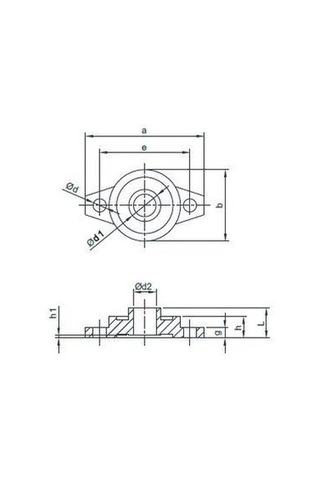 Ufl000 Rulmanlı Yatak Ø10 Mm