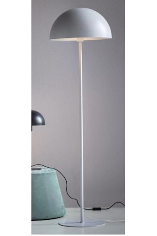 Mylights Modern Metal Mat Beyaz Lambader Köşe Lambası En 40 C Siyah