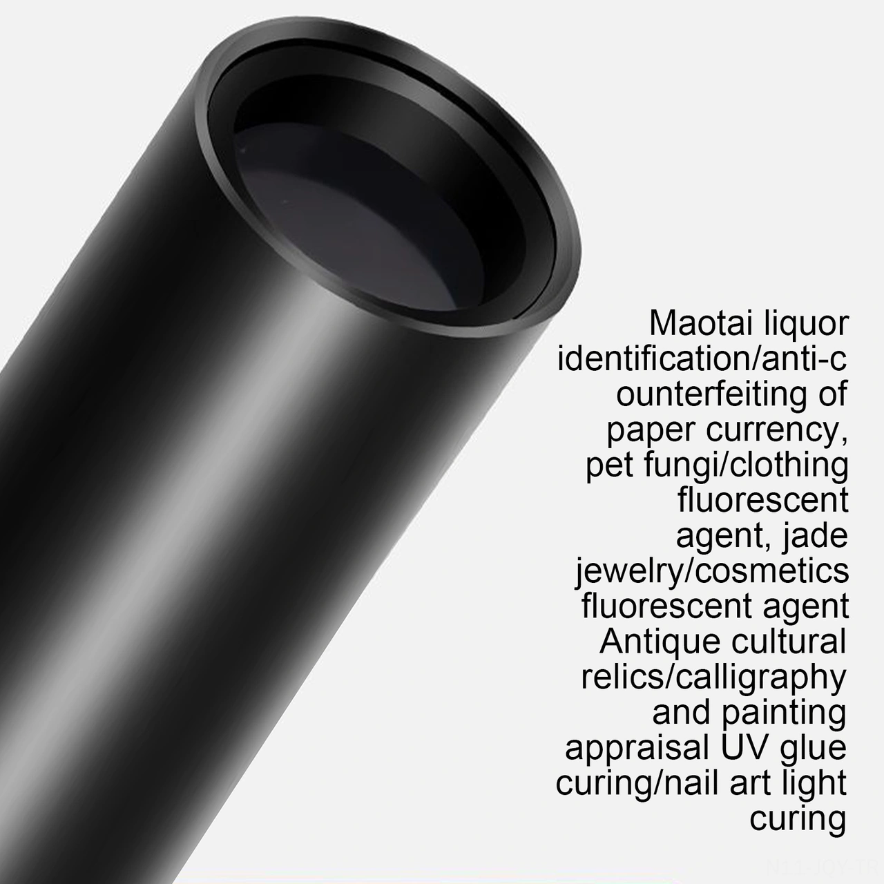 Youmex 365nm Uv Tespit Feneri, Kedi Mantarı Ve Parşömen Tanı, Ev Eşyaları Floresan Ajan Tespiti, 500mah Li-poly Pil, Alüminyum Kasa, Siyah Siyah