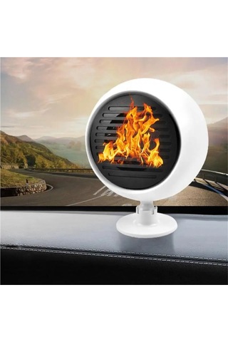Jialan Oto Kaloriferi 12v Hızlı İsıtma Araba Fanı Buğu Çözücü