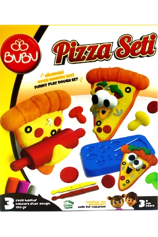 Bubu Pizza Oyun Hamuru Seti 7 Parça