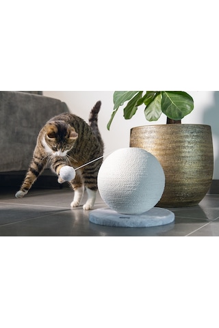 Karlıe Kedi Tırmalama Küresi Bolly Beyaz 30.5cm