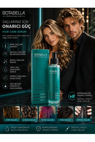 Keratin Profesyonel Saç Bakım Serumu 125 Ml + 3 Adet