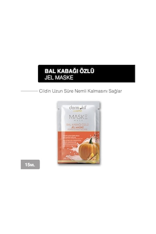 Dermokil Bal Kabağı Özlü Jel Maske 15 Ml