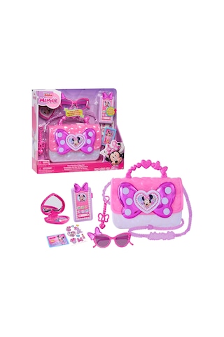 Minnie Mouse Kurdele Çanta Seti Pembe