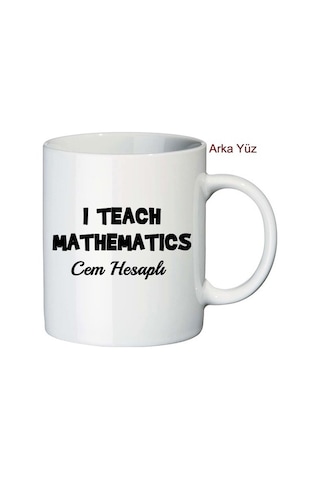 Matematik Öğretmenine Öğretmenler Günü Hediyesi Kupa Bardak