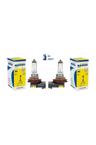 (2 Adet) NARVA H8 12V 35W STANDART AMPUL 48076