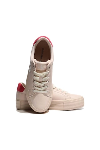 Calvin Klein Kadın Pembe Logolu Sneakers Pembe