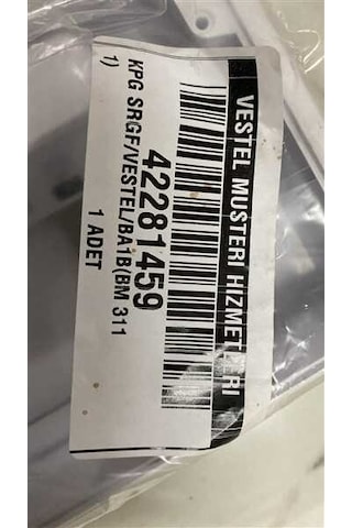 Vestel Uyumlu Bulaşık Makinesi Ön Pano Grubu V42281459