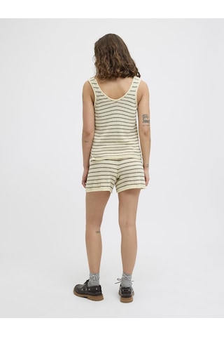 Jack & Jones Kadın Kalin Askili Triko Bluz - Amara - 12275494 Bone White
