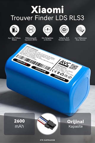 Xiaomi Trouver Finder Lds Rls3 2600mah Süpürge Bataryası K.k