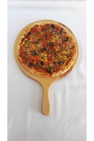 Ahşap Pizza, Pide, Peynir, Ordorv Sunum, Servis Ve Kesme Tahtası 30 X 43 X 2cm Ahşap