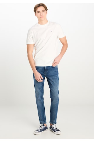 Lee Regular Fit Bisiklet Yaka Pamuklu Erkek T-shirt Ml60ufq12 Beyaz