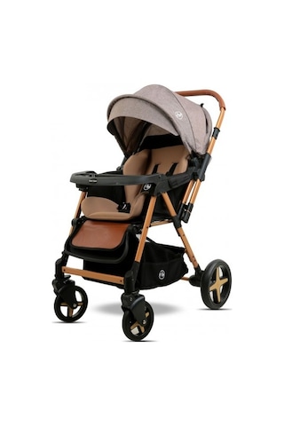 Maxi Taxi Milano Çift Yönlü Bebek Arabası Maxitaxi.062 Kahverengi - Altın