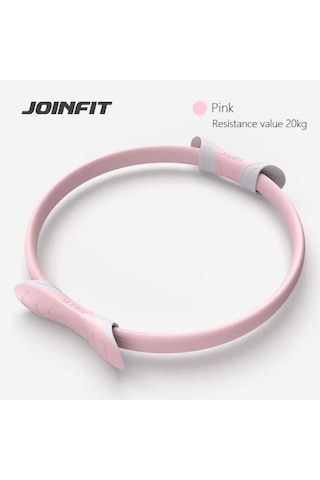 Joinfit Pilates Çemberi Pembe - Kaydırmaz Yumuşak Tutamaç