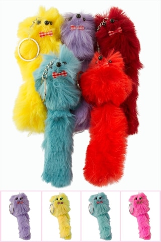 Bay Tilki Peluş Çanta Anahtarlık Najmaddin Altın 38624271