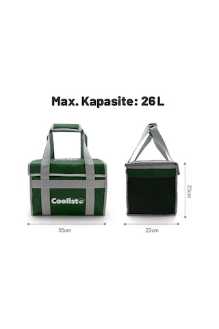 Coolist Cl26G 26 L Katlanabilir Termos Bez Çanta / Buzluk