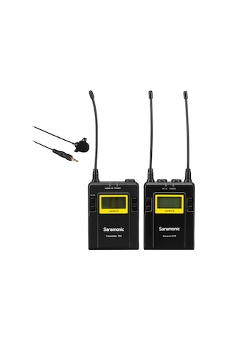 Saramonic Uwmic9 Tx9 Rx9 1 Alıcı 1 Verici Kablosuz Yaka Mikro