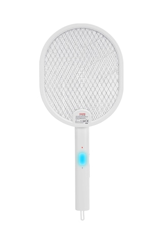 Asonıc As-a26 Beyaz 3000v Raket Tipi Uv Mor Işıklı 1200mah Bataryalı Şarj Edilebilir Katlanabilir Si