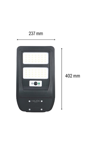 Huzur Elektrik Solar Led Sokak Armatürü 200w Ip65 Beyaz Işık