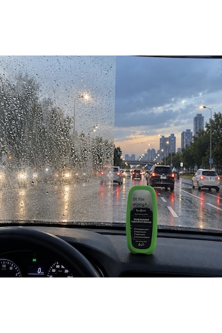 Araç Camı Yağ Filmi Temizleme Süngeri 150 Ml Buğu Önleyici, Yağmur Kaydırıcı, Cam Ve Ayna Temizleyici, Kuş Pisliği Ve Böcek Kalıntısı Giderici