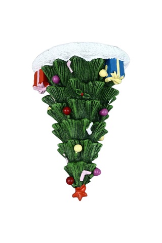 Ruicoo Akvaryum Dekorasyonu Noel Ağaç Modeli Reçine Materyal Güvenli Ev Ofis Tatil Vibe Oluşturucu Ornament