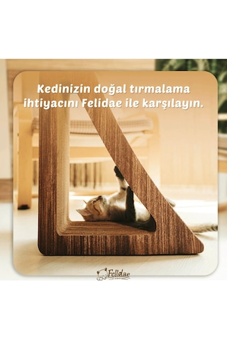 Oluklu Mukavva, Kedi Tırmalama Kanepesi Dikey Tırmalama / 39x59x24cm Large - Cs7 Dw