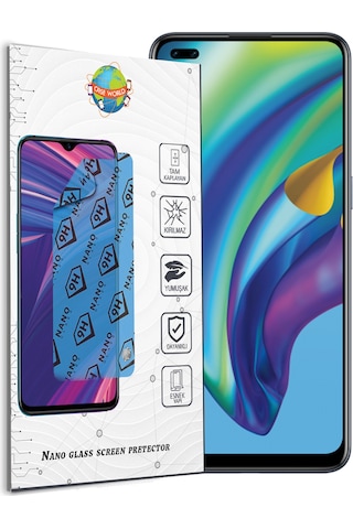 Oppo Reno 4 Lite Nano Ekran Koruyucu Kırılmaz Esnek Cam