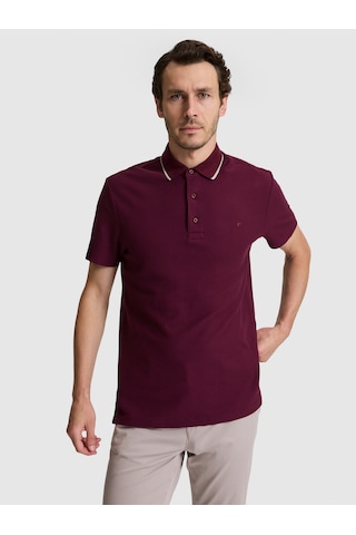 Cacharel Erkek Bordo Tişört 50328357-vr014 Kirmizi