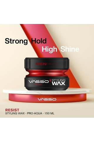 Vasso Resist Men Creative Ekstra Ultra Tutucu ve Parlaklık Veren Wax 150 ML