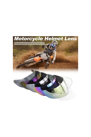 Novahub Agv K1 K3sv K5 Tam Yüz Kask İçin Sarı Motosiklet Rüzgar Kalkanı, Uv Ve Buğu Önleyici