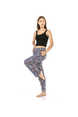 Vishenka Modal Büyük Beden Kadın Penye Pijama Altı Çok Renkli